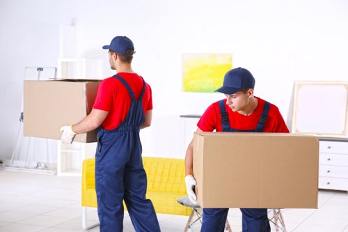 Brent Removals team preparing for a careful local move