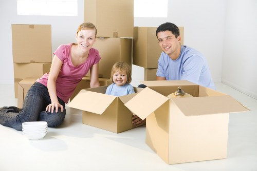 Furniture collection team handling bulky household items in Brent