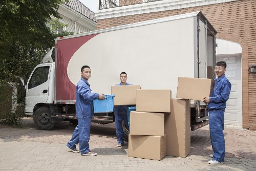 Flat move support in a Brent apartment building with stairs and lift access