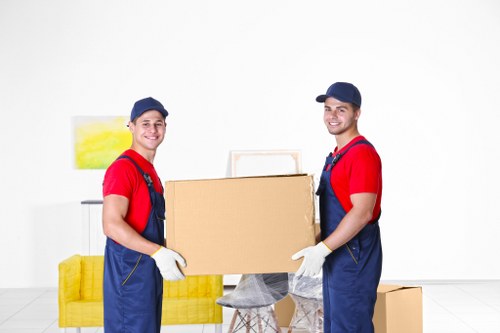 Local removals service helping with an office move in Brent