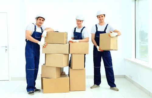 Local removal van supporting a small business relocation in Brent