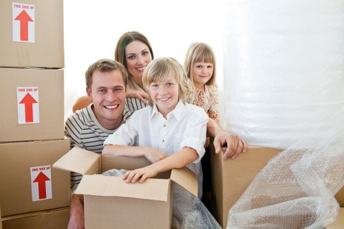 Checklist and moving supplies ready for a Brent house move
