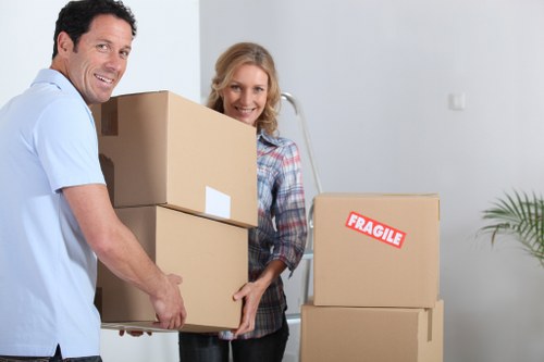 Business relocation logistics in Brent with office furniture and equipment